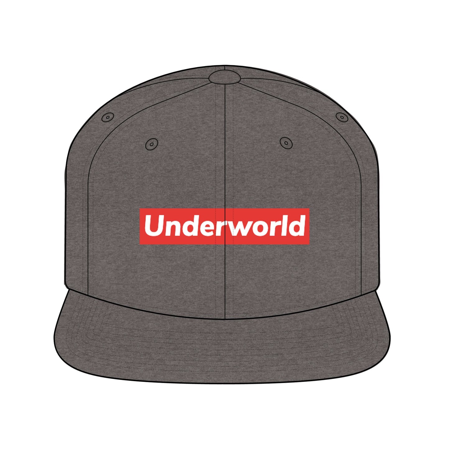 Underworld Snapback Hat — Bold Logo Streetwear Cap